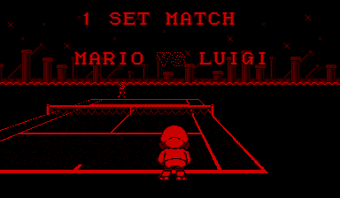 Mario's Tennis screenshot 4 for Virtual Boy